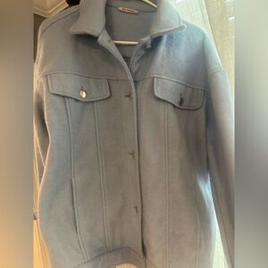 Zara Women's Blue Utility Jacket